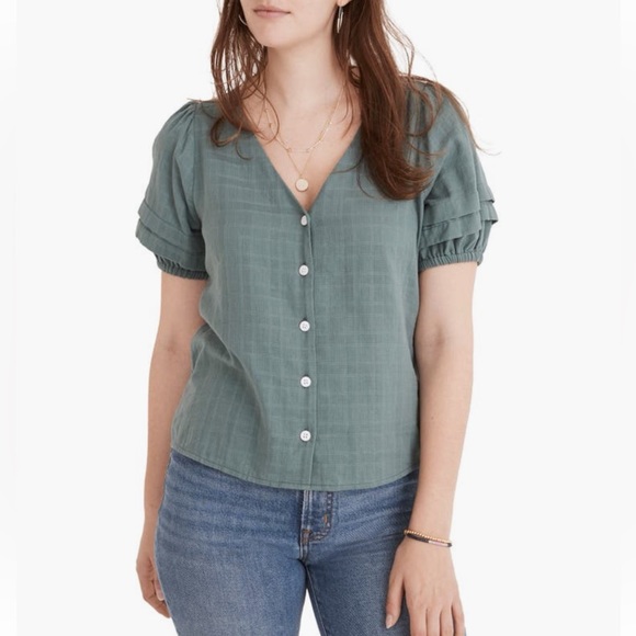 Madewell Tops - 🔥3/$25 Madewell women’s Pembroke Cotton Top